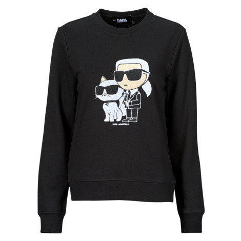 Karl Lagerfeld ikonik 2.0 sweatshirt Černá