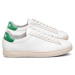 Clae Bradley California White Leather Pine Green