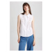 DEFACTO Regular Fit Voile Sleeveless Shirt