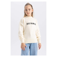 DEFACTO Girl Regular Fit Crew Neck Pullover