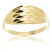 Dámský zlacený stříbrný prsten STRP0508F