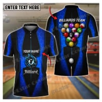 3D tričko na kulečník pro hráče a tým Biliard