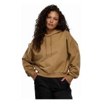 Urban Classics / Ladies Cropped Heavy Hoody warmsand