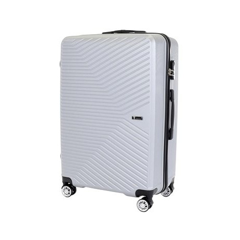 T-class® Cestovní kufr VT21111, stříbrná, XL