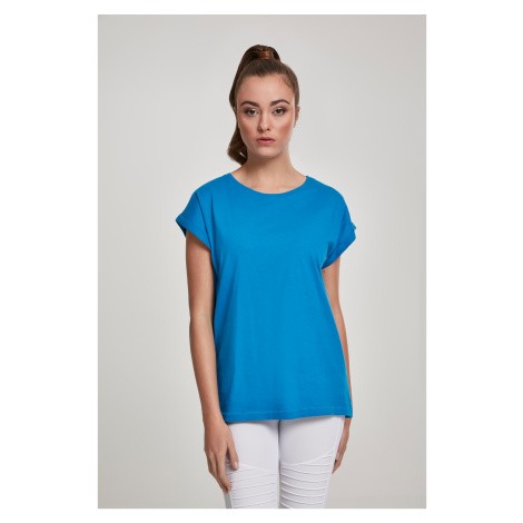 Dámské triko s prodlouženým ramenem hawaiianblue Urban Classics
