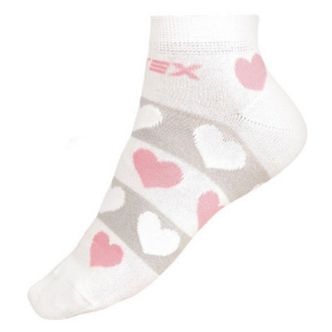 Litex Designové ponožky nízké 9A003 Bílá