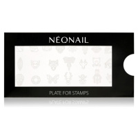 NEONAIL Stamping Plate šablony na nehty typ 02 1 ks