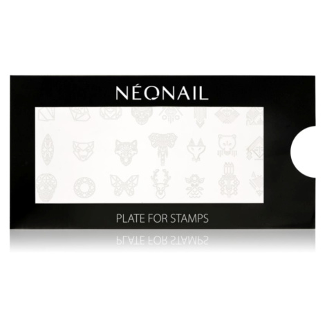 NEONAIL Stamping Plate šablony na nehty typ 02 1 ks