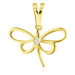 GEMMAX Jewelry Zlatý přívěsek Vážka GLPYB-37371