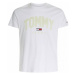 Tommy Hilfiger TOMMY JEANS pánské bílé tričko TJM SHADOW TOMMY PRINT TEE