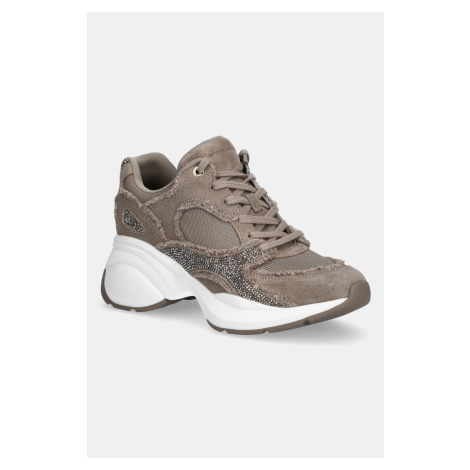 Tenisky MICHAEL Michael Kors Zuma dámské, béžová barva, 43T5ZUFS2D.115