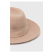 Vlněný klobouk Tommy Hilfiger béžová barva, vlněný