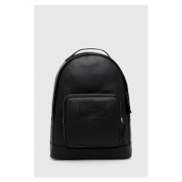 Kožený batoh Emporio Armani pánský, černá barva, velký, hladký, Y4O334 Y068E