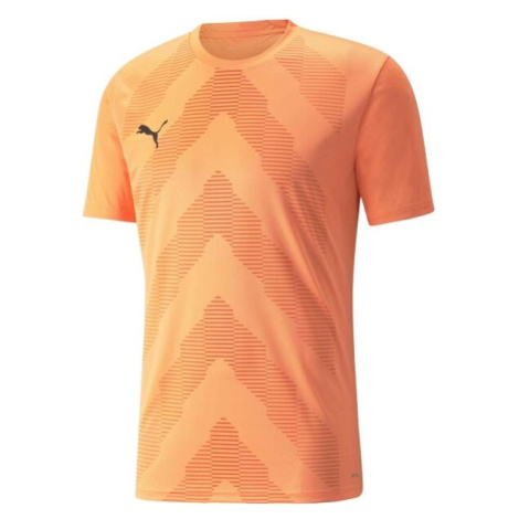 Puma TEAMGLORY JERSEY TEE Pánské fotbalové triko, oranžová, velikost