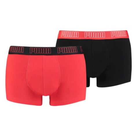 PUMA - PÁNSKÉ BOXERKY BASIC TRUNK 2P ČERVENÉ