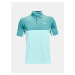 Tričko Under Armour Perf Polo 2.0 Colorblock - modrá