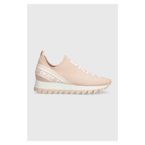 Sneakers boty Dkny ABBI růžová barva, K1421737