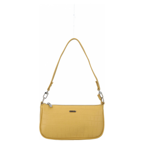 Malá koženková kabelka Lejla, žlutá David Jones