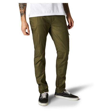 Pánské kalhoty Fox Essex Stretch Slim Pant Fatigue zelená