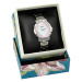 Stříbrné náramkové dámské hodinky v krabičce Gluci CC15231
