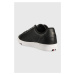 Kožené sneakers boty Tommy Hilfiger Signature Webbing Court Sneaker , černá barva