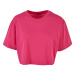 Build Your Brand Dámské krátké triko BY264 Hibiskus Pink