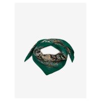 Zelený dámský vzorovaný saténový šátek ORSAY
