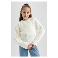 DEFACTO Girl Regular Fit Crew Neck Pullover