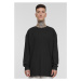 Pánské tričko dlouhý rukáv // Urban Classics / Organic Boxy Rib Longsleeve black