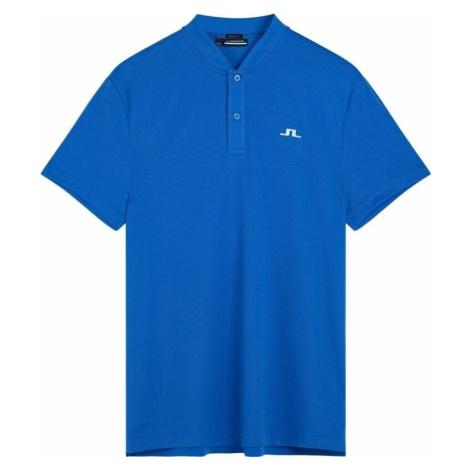 J.Lindeberg Bode Regular Fit Golf Polo Shirt Nautical Blue J. Lindeberg