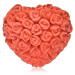 LaQ Happy Soaps Red Heart With Roses tuhé mýdlo 40 g