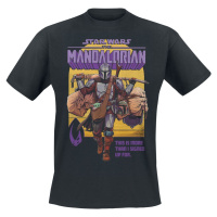 Star Wars The Mandalorian - Signed Up Tričko černá