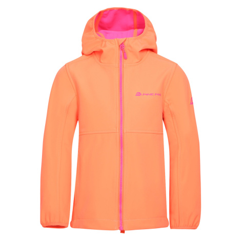 Dětská softshellová bunda Alpine Pro - oranžová