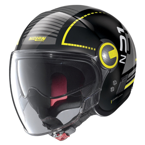 NOLAN N21 Visor Runabout Moto helma černá/žlutá