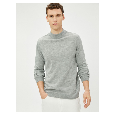 Koton Acrylic Knitwear Sweater Half Turtleneck