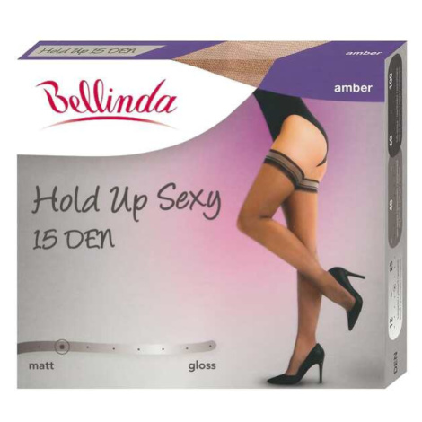 Bellinda HOLD UP SEXY DAY 15 - Self-holding stockings - amber