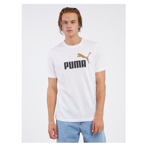 Bílé pánské tričko Puma ESS+ 2