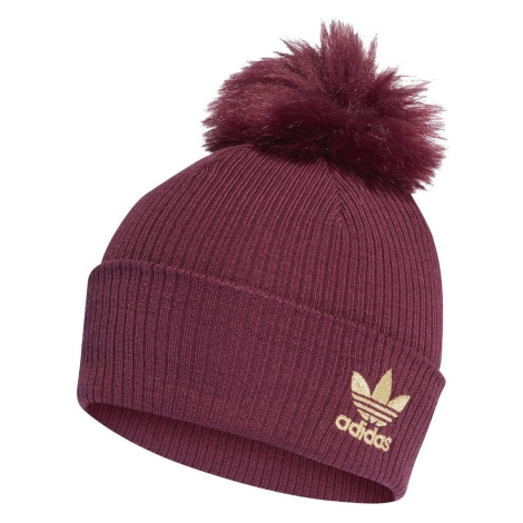 Adidas Faux Fur Pompom Beanie Hnědá