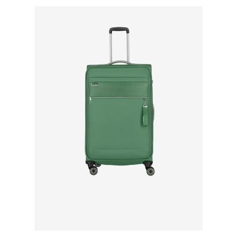 Zelený cestovní kufr Travelite Miigo 4w L