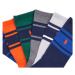 Polo Ralph Lauren 6 PACK SPORT CREW-STRIPES-CREW SOCK-6 PACK ruznobarevne