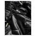 Černá dámská lesklá bunda (W586)