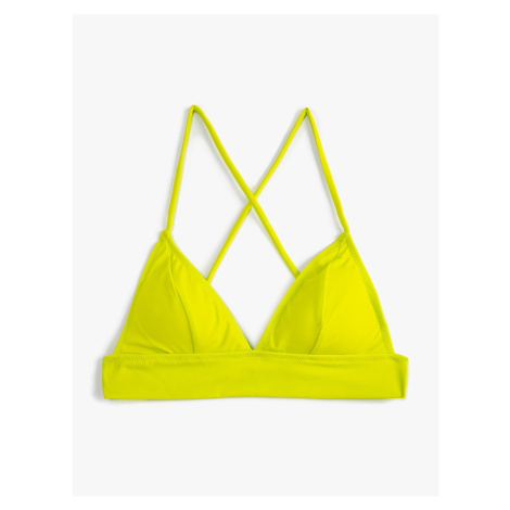 Koton Bikini Top Bralette Cross Strap Krytý