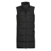 Superdry STUDIOS LONGLINE QUILTED GILET Černá