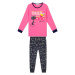 Dívčí pyžamo - KUGO MP1355, tmavší růžová/tmavě modrá Barva: Růžová tmavší