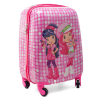 Rogal Růžový dětský cestovní kufr 