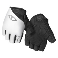 GIRO Cyklistické rukavice krátkoprsté - JAGETTE - bílá
