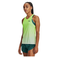 Under Armour UA Rush Cicada Singlet zelená