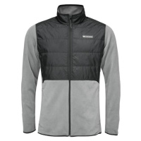 Columbia BASIN BUTTE FLEECE FULL ZIP II Pánská hybridní bunda, šedá, velikost