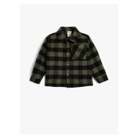 Koton Lumberjack Shirt with Flap Pocket Long Sleeves