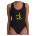 Calvin Klein plavky v celku černé - Černá
